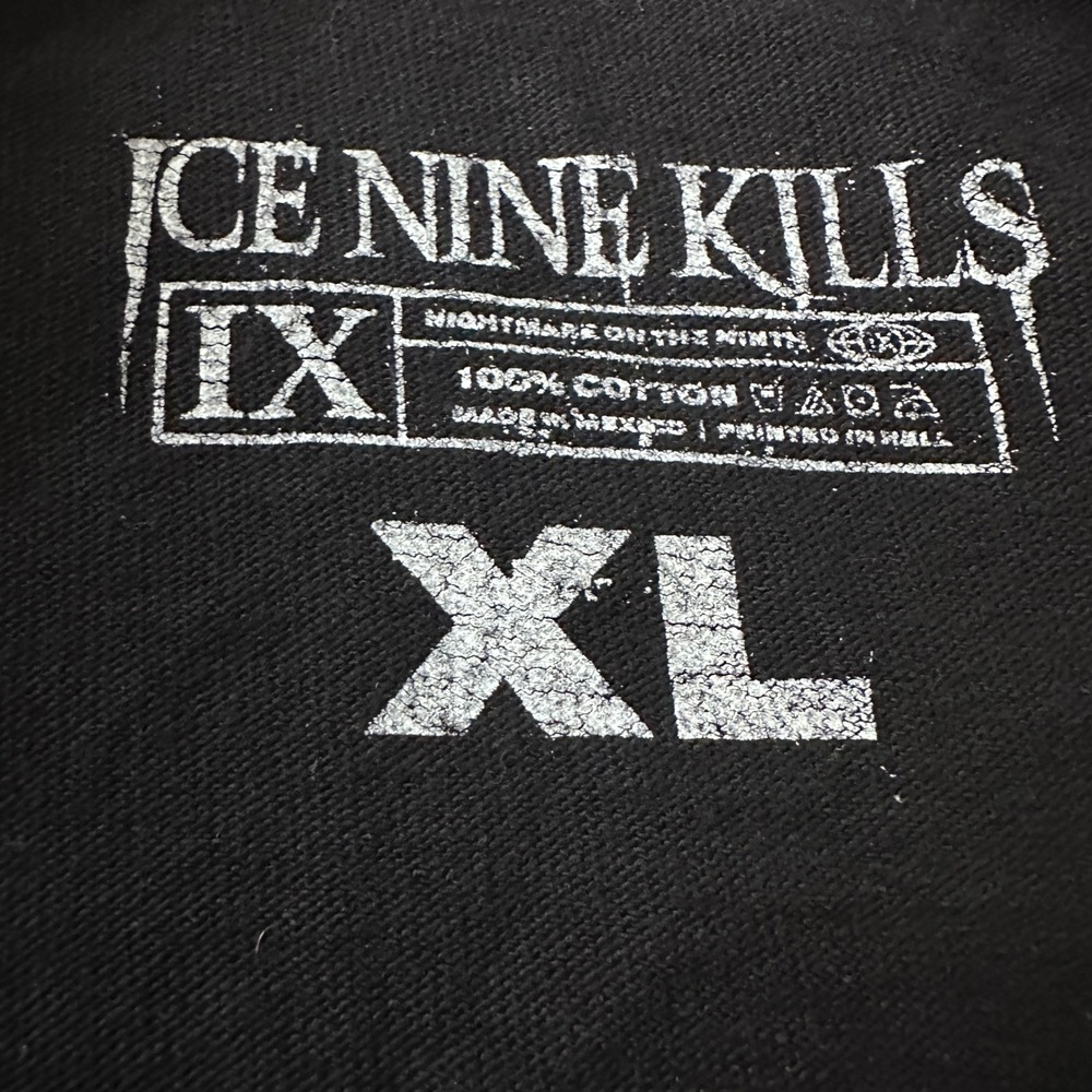 Ice Nine Kills Band Shirt Mens XL Black Purple Tie Dye Catwoman Returns Graphic - Picture 6 of 9